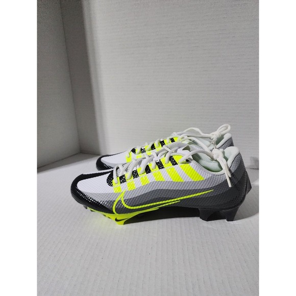 Nike Vapor Edge Speed 360 Football Cleats White/Volt/Grey  DQ5110-071 Size 10 - Picture 3 of 10